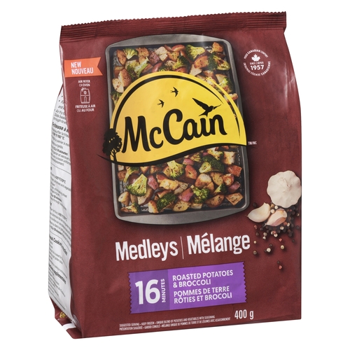 McCain - Medleys - Roasted Potatoes & Broccoli 400g, 1 Each
