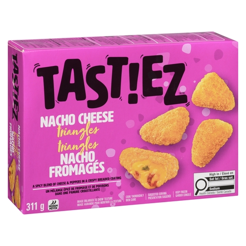 Tastiez Nacho Cheese Triangles - Medium Spicy 311g, 1 Each