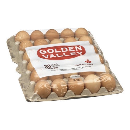 Golden Valley - Brown Eggs - Large 30pk, 1 Each