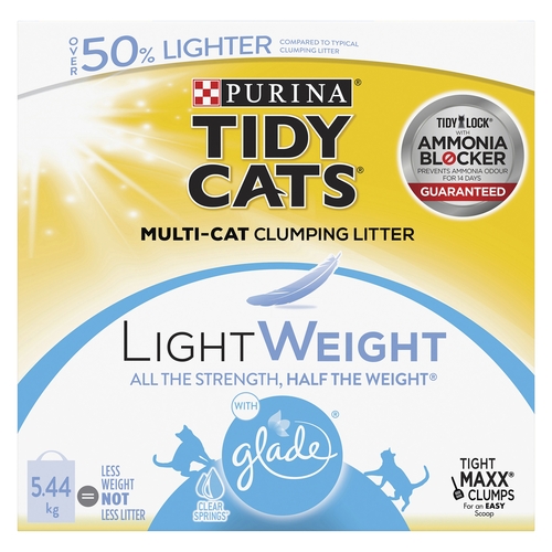 Purina - Tidy Cats Clumping Litter LightWeight with Glade 5.44kg, 1 Each