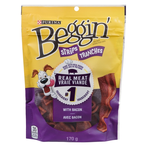 Purina - Beggin' Strips Dog Snack - Bacon 170g, 1 Each