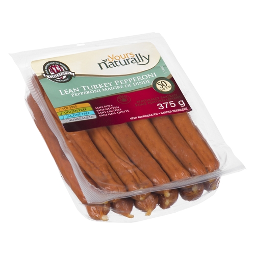 Grimm's Fine Foods - Pepperoni Yours Naturally - Lean Turkey 375g, 1 Each