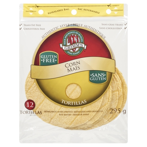 Grimm's Fine Foods - Tortillas - Corn - Gluten Free 6" 12pk, 1 Each