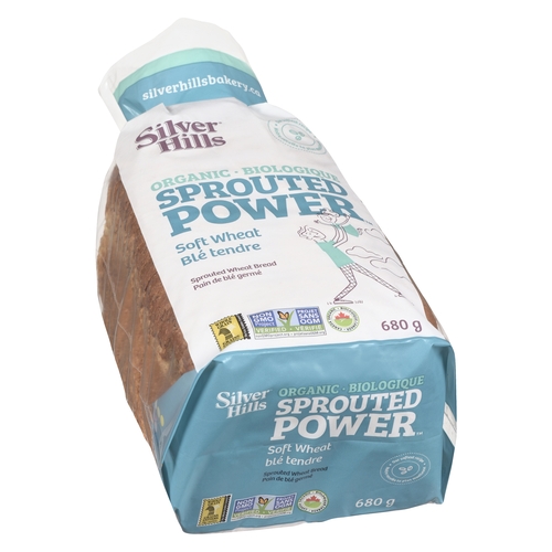 Silver Hills - Organic Sprouted Power Wheat Bread - Soft Wheat 680g