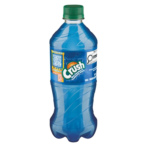 Crush - Blue Raspberry Soft Drink 591ml, 1 Each