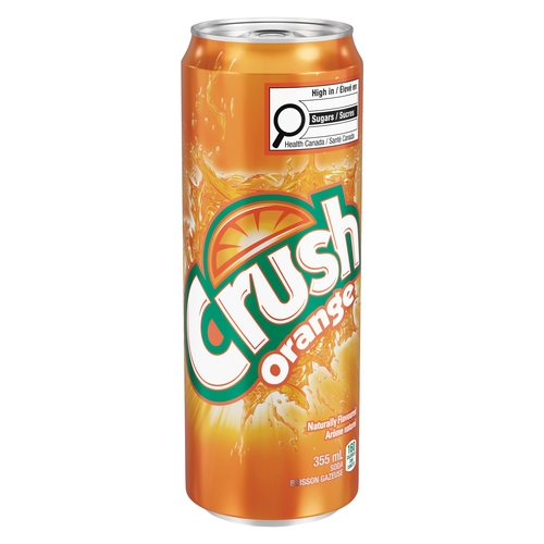 Crush - Orange Soft Drink 355ml, 1 Each