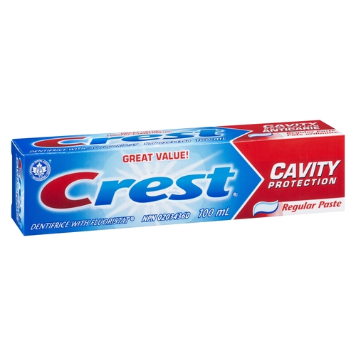 Crest - Toothpaste - Cavity Protection - Regular 100ml, 1 Each