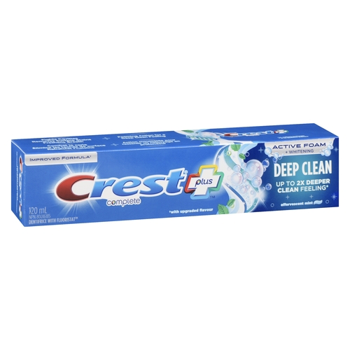 Crest Complete Plus - Toothpaste - Whitening Deep Clean - Mint 120ml