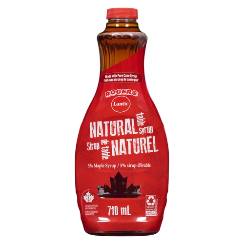 Lantic Rogers Natural Table Syrup - 5% Maple Syrup 710ml, 1 Each