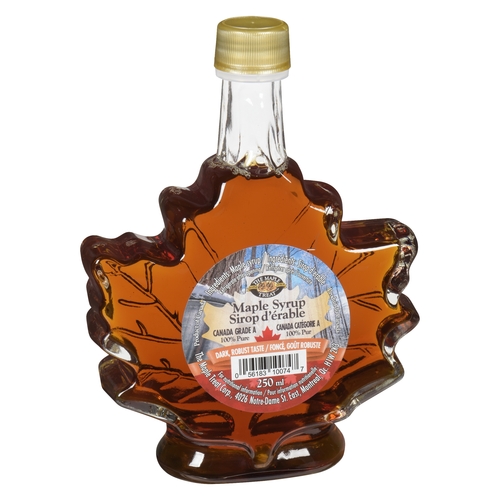 The Maple Treat - 100% Pure Maple Syrup - Canada Grade A - Dark, Robust Taste 250ml, 1 Each