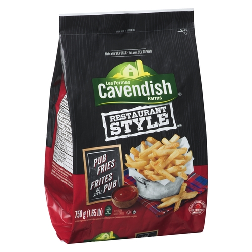 Cavendish Farms - Restaurant Style Pub Fries 750g, 1 Each