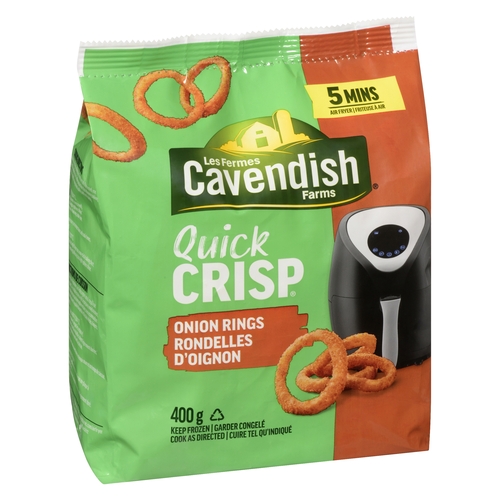 Cavendish Farms - Quick Crisp Onion Rings 400g, 1 Each