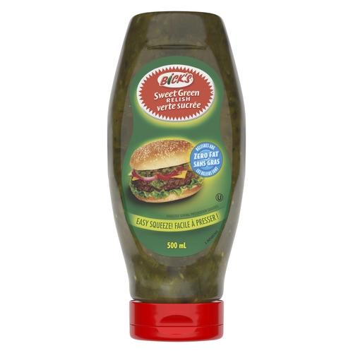 Bick's - Relish - Sweet Green - Easy Squeeze 500ml