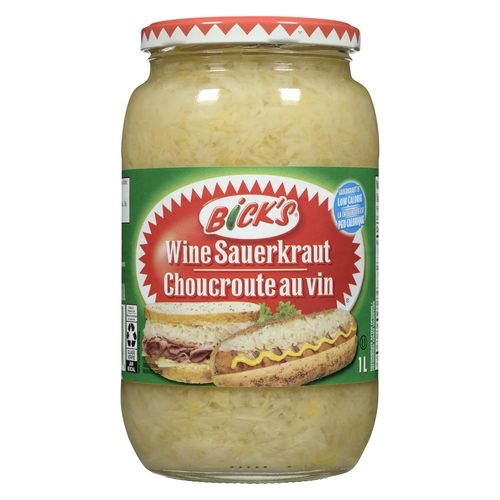 Bick's - Wine Sauerkraut 1l, 1 Each
