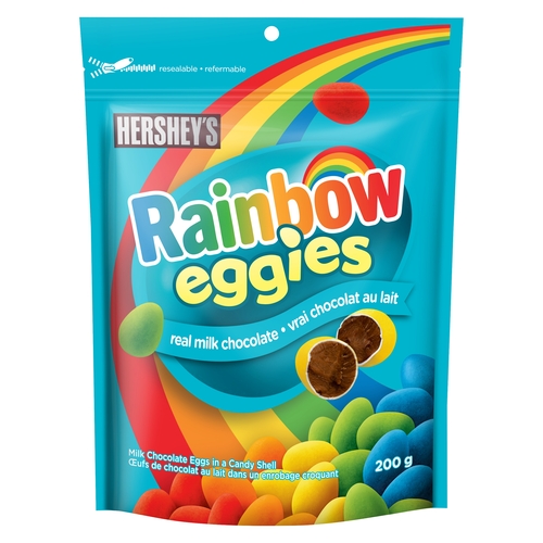 Hershey's - Rainbow Eggies Milk Chocolate Eggs In A Candy Shell 200g