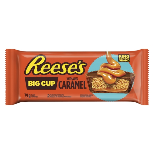 Reese's - Big Peanut Butter Cups with Caramel - King Size 2's 79g