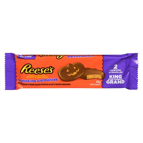 Reese's Peanut Butter Pumpkins King Size 2's 68g, 1 Each