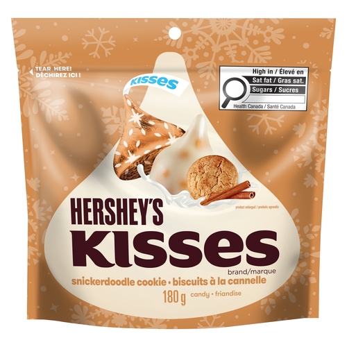 Hershey's - Kisses - Snickerdoodle Cookie 180g, 1 Each