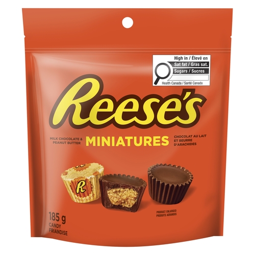 Reese's Miniatures Candy Milk Chocolate & Peanut Butter 185g