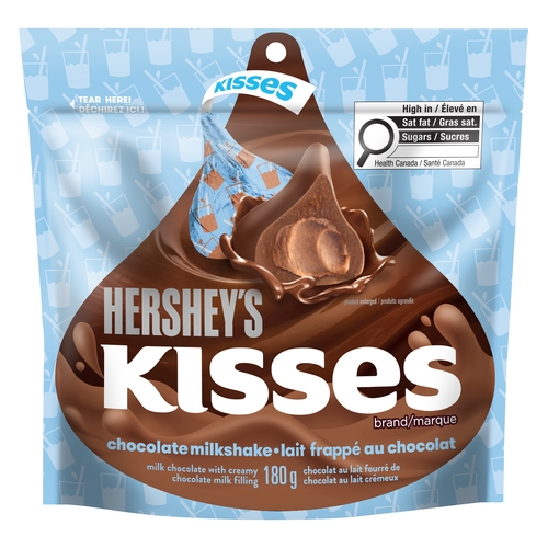 Hershey's - Kisses Milk Chocolate with Creamy Chocolate Milk Filling - Chocolate Milkshake 180g