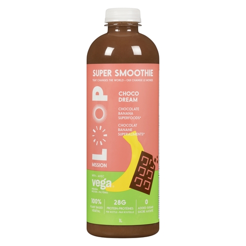 Loop Mission - Super Smoothie - Choco Dream 1l, 1 Each