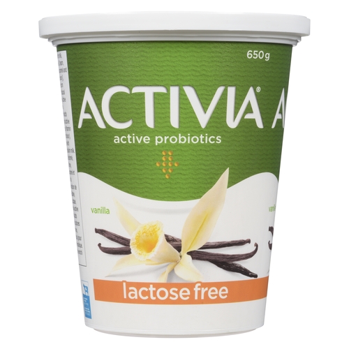 Activia - Probiotic Yogurt - Vanilla - Lactose Free 2.9% m.f. 650g, 1 Each