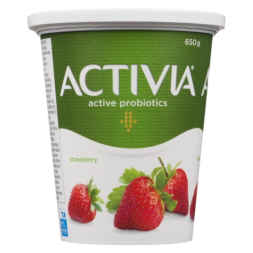 Activia - Probiotic Yogurt - Strawberry 2.9% m.f. 650g, 1 Each