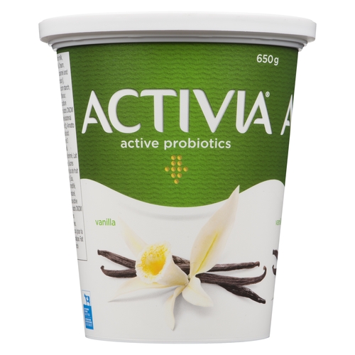 Activia - Probiotic Yogurt - Vanilla 2.9% m.f. 650g, 1 Each