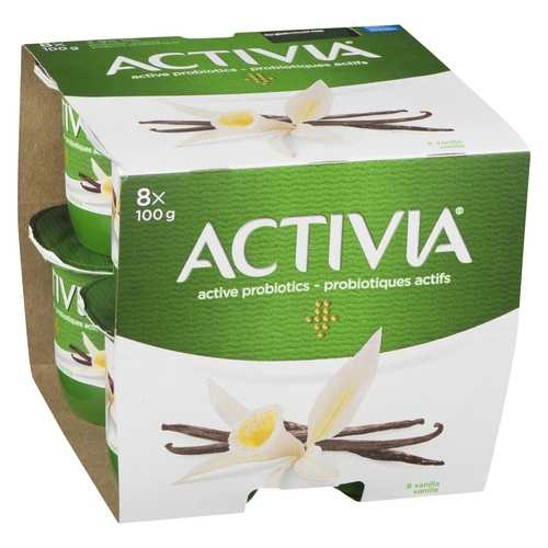 Activia - Probiotic Yogurt - Vanilla 2.9% m.f. 8pk, 1 Each