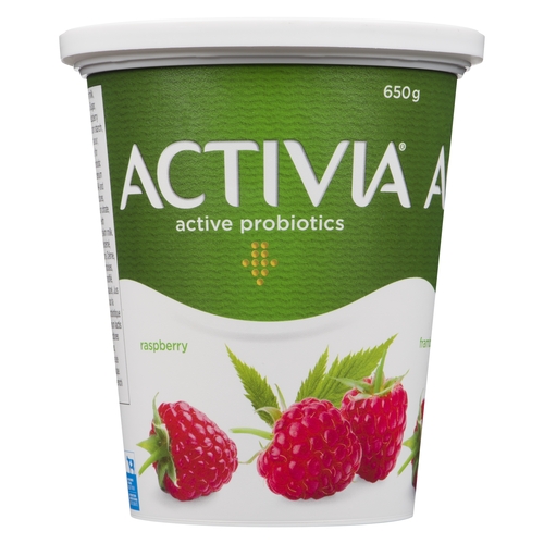 Activia - Probiotic Yogurt - Raspberry 2.9% m.f. 650g, 1 Each