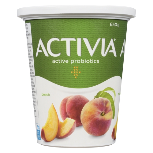 Activia - Probiotic Yogurt - Peach 2.9% m.f. 650g, 1 Each