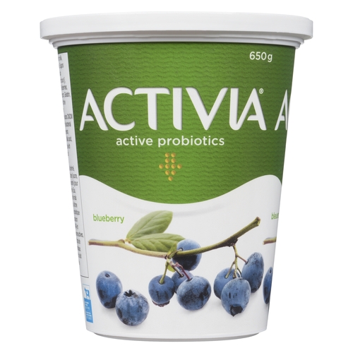 Activia - Probiotic Yogurt - Blueberry 2.9% m.f. 650g, 1 Each