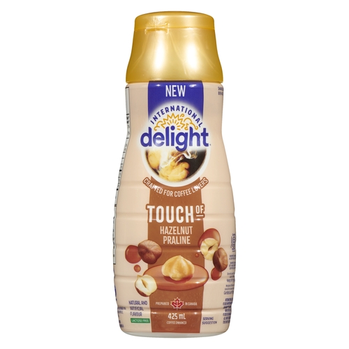 International Delight - Coffee Enhancer - Touch of Hazelnut Praline 425ml, 1 Each