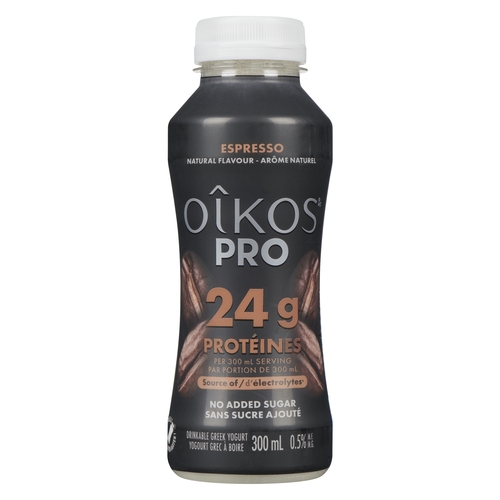 Oikos Pro Drinkable Greek Yogurt - Espresso 0.5% m.f. 300ml, 1 Each