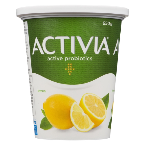 Activia - Probiotic Yogurt - Lemon 2.9% m.f. 650g, 1 Each