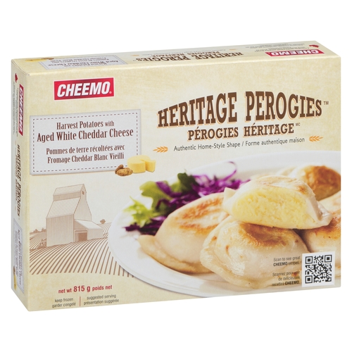 Cheemo Perogies - Aged White Cheddar 815g, 1 Each