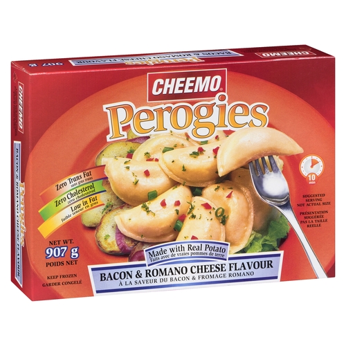 Cheemo Perogies - Bacon & Romano Cheese 907g, 1 Each