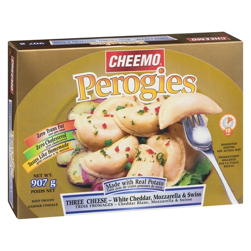 Cheemo Perogies - Three Cheese 907g, 1 Each