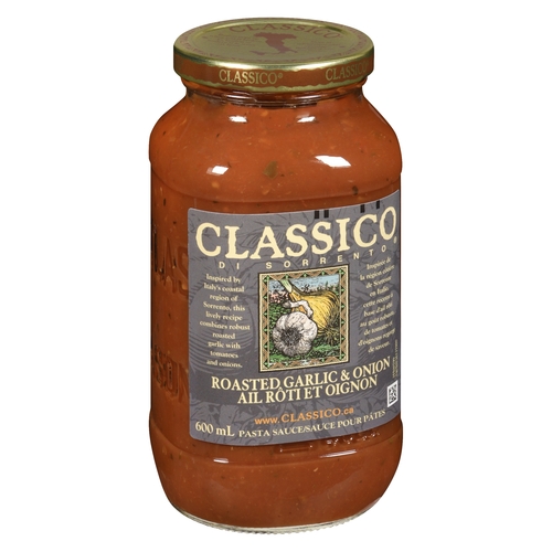 Classico - Pasta Sauce - Roasted Garlic & Onion 600ml, 1 Each