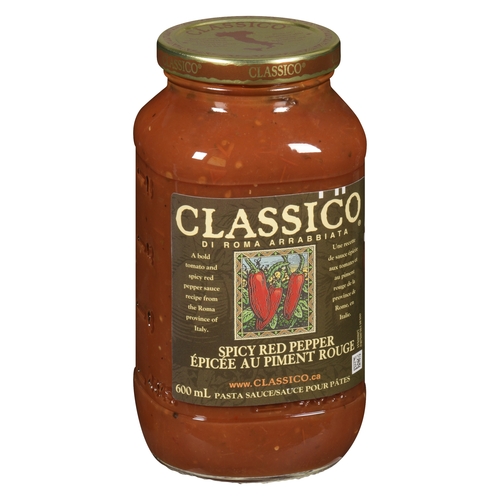 Classico - Pasta Sauce - Spicy Red Pepper 600ml, 1 Each