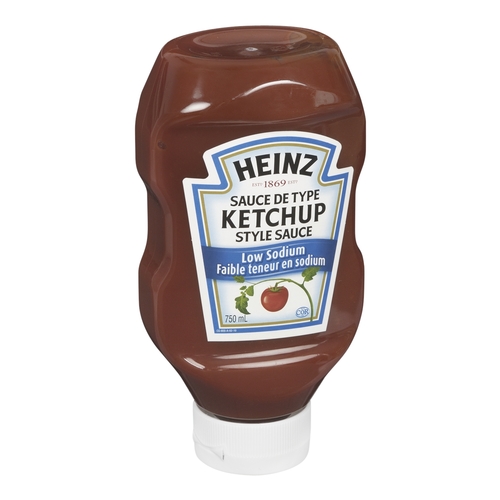 Heinz - Tomato Ketchup Style Sauce - Low Sodium 750ml, 1 Each