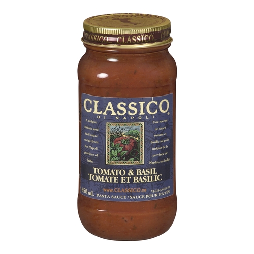 Classico - Pasta Sauce - Tomato & Basil 650ml
