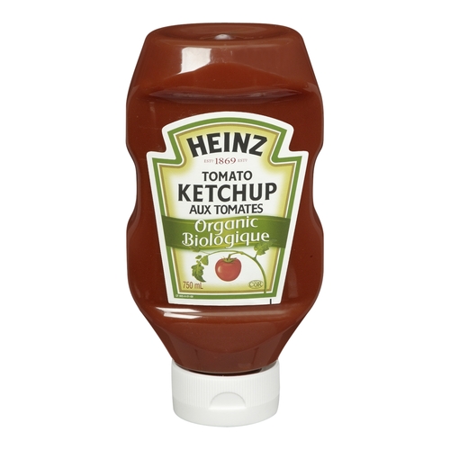 Heinz - Organic Tomato Ketchup 750ml, 1 Each