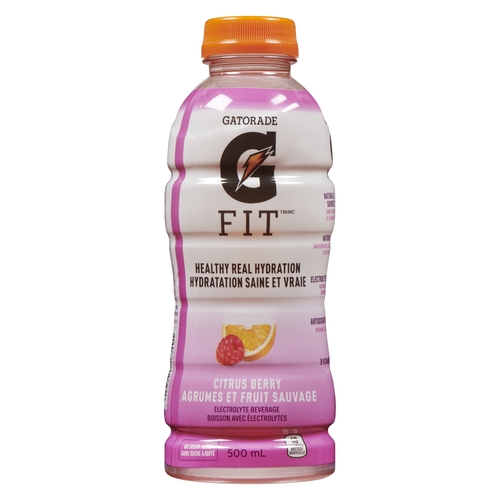 Gatorade - G Fit Electrolyte Beverage - Citrus Berry 500ml, 1 Each