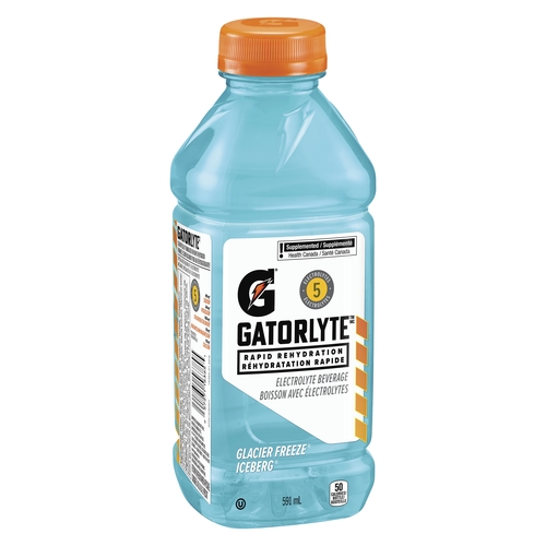 Gatorade - Gatorlyte Rapid Rehydration Electrolyte Beverage - Glacier Freeze Iceberg 591ml, 1 Each