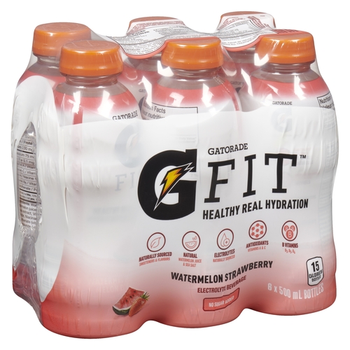 Gatorade - G Fit Electrolyte Beverage - Watermelon Strawberry 6/500ml