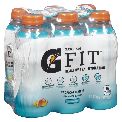 Gatorade - G Fit Electrolyte Beverage - Tropical Mango 6/500ml