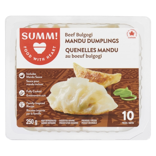 Summ! - Mandu Dumplings - Beef Bulgogi 10's 250g, 1 Each