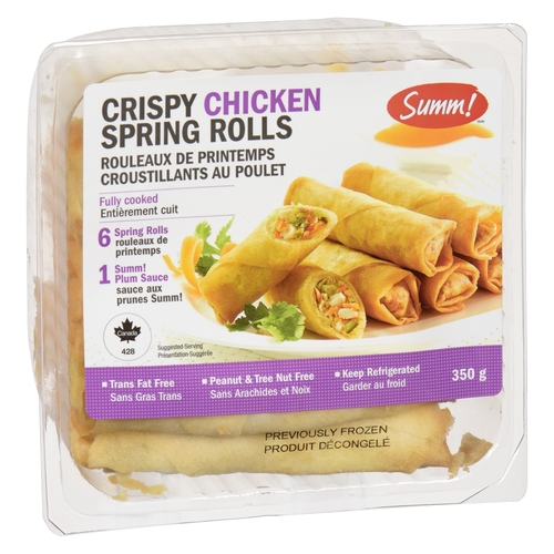 Summ! - Spring Rolls - Crispy Chicken 6's 350g, 1 Each