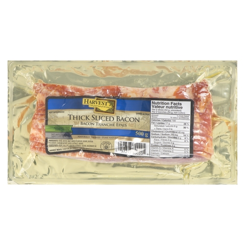 Harvest - Thick Sliced Bacon 500g, 1 Each